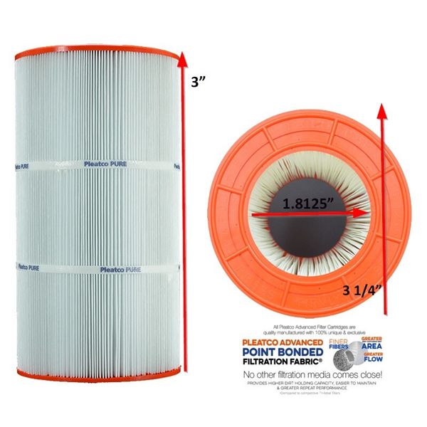 PSF1 Pleatco Swimming Pool Replacement Filter Cartridge Fits Sofina & Bestway