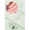 Samcos Nail Art Brush, Gel Nail Brush, Gel Nail Painting Brush, Nail Brush, Gel Nail Brush, Nail Brush Set, Self Nail Beginner Set, 3D Nails, Nail Supplies, UV, 3 Piece Set
