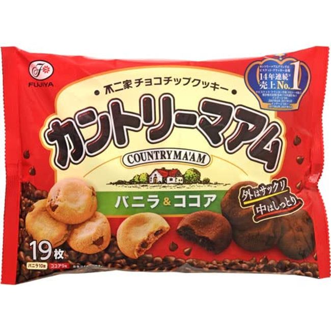 Fujiya Country Maam Vanilla & Cocoa, Pack of 19