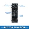 A ABSOPRO Power Window Switch No.254013NA0A Window Control Switch for Nissan Leaf 2012 Black
