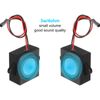sourcing map 2Pcs 3 Watt 4 Ohm Single Mini Speaker Full-Range Mobile Portable Advertising Machine Speaker Connector Separating Interface for Small Electronic Projects