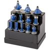Draper 72893 12-Piece 1/2-Inch TCT Router Bit Set