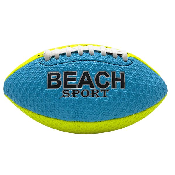 Needzo Beach Sports Mini Football, Footballs for Pools, Beaches, and Lakes, Fun Athletic Activity for Families, 9 Inches