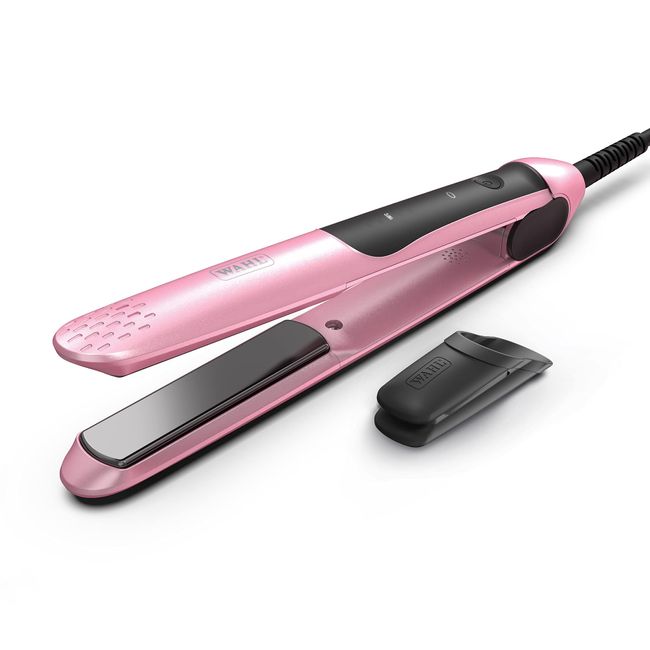 Wahl Pro Glide Straightener - Pink Shimmer, Special Edition Colour Pro, Hair Straighteners, Hair Styling Tools, Adjustable Digital Temperature, 150°C - 210°C, Ultra-Fast Heat Up, Ceramic Coated Plates
