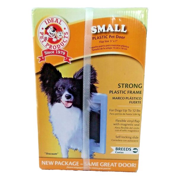 Ideal Pet Products Small Plastic Pet Dog Door Flap 5 x 7 inch Opening New