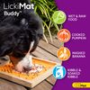 Lickimat Buddy Orange Lick Mat for Dogs and Cats