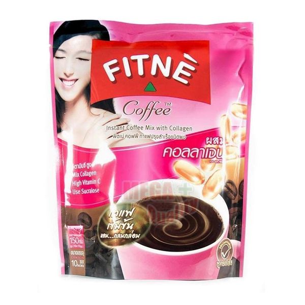 FITNE Coffee Instant Coffee Mix with Collagen Weight Control Shape Slimming 150g