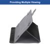 sourcing map Universal 10.1 Inch Tablet Case, Protective Folio PU Leather Shell Case for 10.1-10.5 Inch Touchscreen Tablet, Black