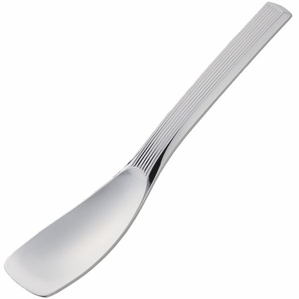 Pure Copper Stripe Line Ice Cream Spoon