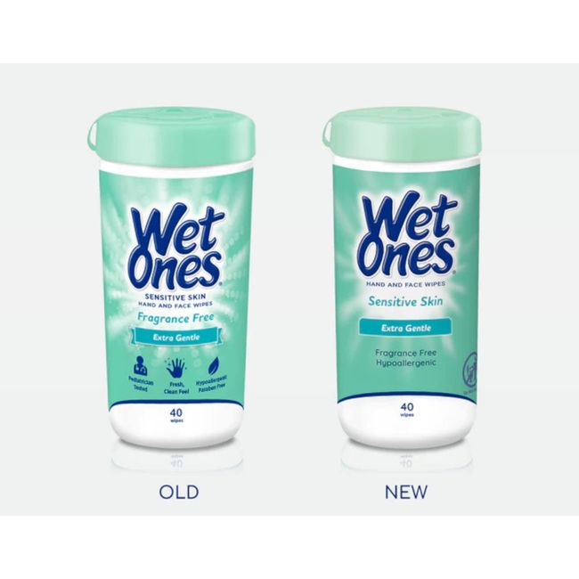 Wet Ones - Hand & Face Wipes, Vitamin E & Aloe