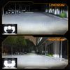 5x7 7x6 Crystal Clear Lens Metal LED Headlights Conversion Covers Pair