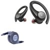 BoxWave Cable Compatible with Tribit MoveBuds H1 - miniSync - USB-A to USB Type-C, Retractable Cable 5 Pre-Set Lengths Avoid Tangles
