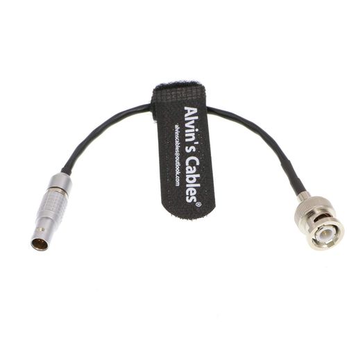 Alvin's Cables Red Komodo Timecode Cable BNC Male to EXT 9 Pin Male Time Code Cable for Sound Devices ZAXCOM