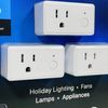 Feit Electric WiFi 15amp Remote Access Voice Control Smart Plugs 3-Pack