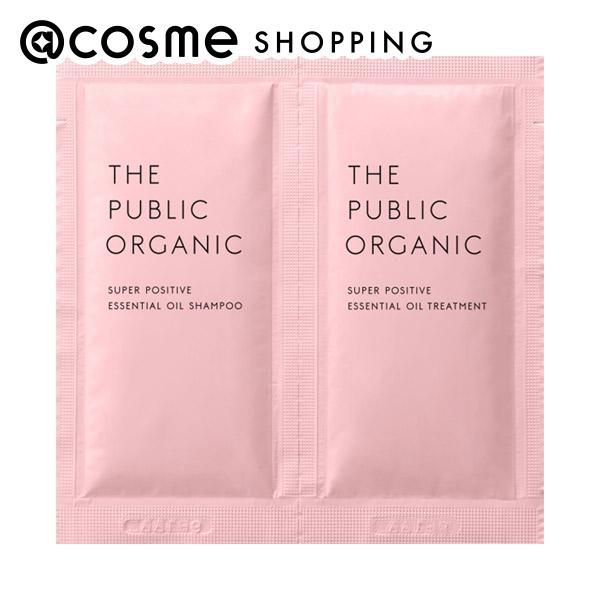 &quot;October 15th 10x points&quot; THE PUBLIC ORGANIC Super Positive DR Shampoo/DR Hair Treatment 10mL+10mL Shampoo and Conditioner Set @cosme Hair Care