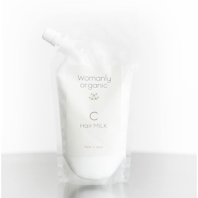 Womanly Organic Ceramide Hair Milk, Moisturizes Dry & Spread Hair, Gentle on Skin, No Additives, For Sensitive Skin (200ml, White)