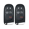 2X New Replacement Proximity Keyless Key Fob Shell/CASE Compatible with & Fit for RAM 1500 2500 3500 (No Electronics or Chip Inside)