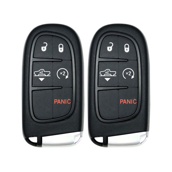 2X New Replacement Proximity Keyless Key Fob Shell/CASE Compatible with & Fit for RAM 1500 2500 3500 (No Electronics or Chip Inside)