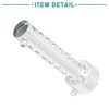 ACROPIX Motorcycle Exhaust Pipe Baffle Muffler Insert Baffle 40mm Universal Silver Tone 1pc