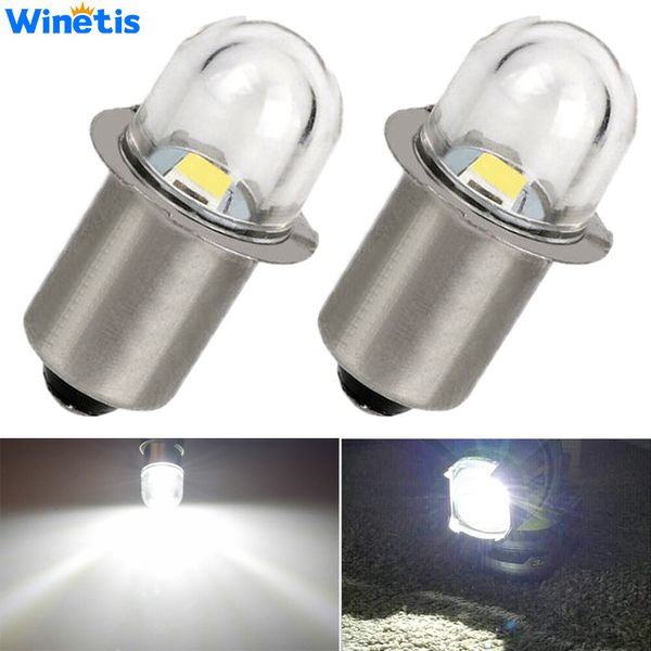 (2) 18 Volt White LED Bulbs Replacements Xenon Bulb for Ryobi FL1800 Flashlight