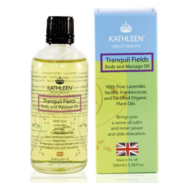 KATHLEEN Tranquil Fields Body and Massage Oil 3.38 oz.