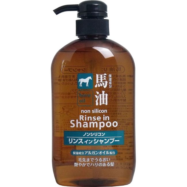 Horse Oil Non-Silicone Rinse in Shampoo 20.1 fl oz (600 ml)