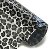 Stretchable WeedFoil Iron On Heat Transfer Vinyl 20" (Leopard Silver, 12")