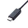 Sanwa Supply MA-BLC158BK USB Type-C Wired Mouse, Blue LED, Compatible with Windows and Mac, Black