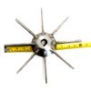 NEW A&A MACHINE FABRICATION MRP081070 BRUSH WHEEL 1056190