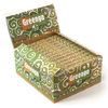 Greengo King Size slim Unbleached rolling paper + tips - 1 box (24 booklets)