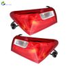 Rear Bumper Cover + Outer Tail Lights Assembly For 2016 2017 2018 Chevy Malibu