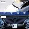 Car Sun Shade Tesla Model 3/Y Front Window Shield Foldable Windshield Sunshade