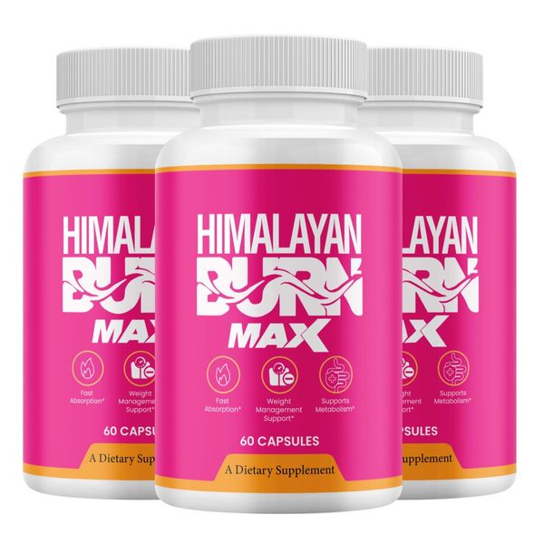 (3 Pack) Himalayan Burn Max Capsules, Himalaya Burn Max Advanced Supplement
