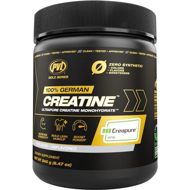 PVL Creapure Creatine - 100% Pure German Creatine monohydrate Powder - 82 Servings - 410 g