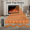 R.W.FLAME 36'' Recessed Electric Fireplace Insert,Remote Control,750W-1500W