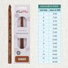 KnitPro Crochet Hook, Wood, Assorted, 9mm