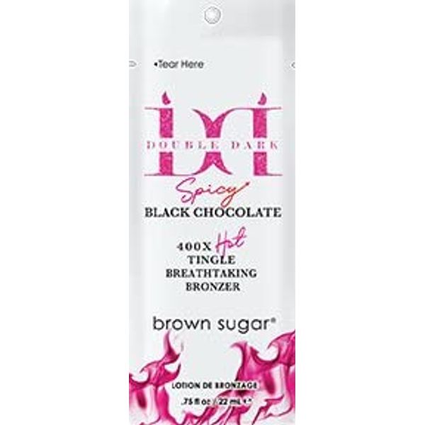 Tan Inc Brown Sugar Double Dark Spicy Black Chocolate 400X Hot Tingle Bronzer 22ml