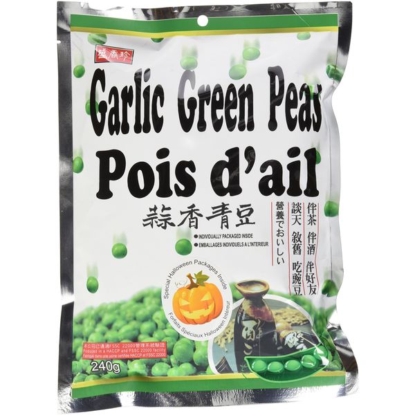 Shengxiangzhen Garlic Green Peas 8.46oz (Pack of 3)