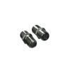 (Pack Of 4) Satelite Axial Coax Connector Plug Back To Back Socket