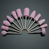 GreenLife® 12pcs Nail Drill Bits Kit Quartz Bit Set Nail Drills Bits Stone Pink 3/32" Mill Cutters Electric Machine