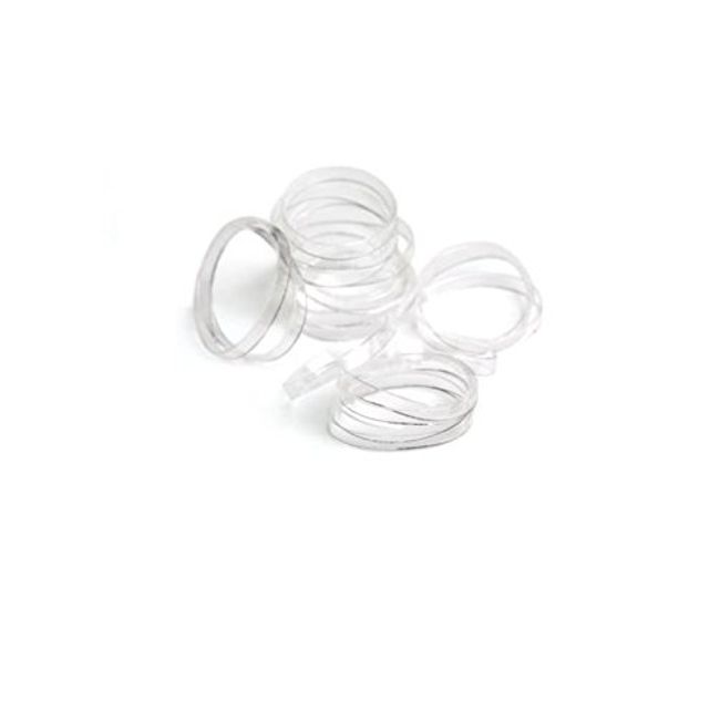 Goody Classics Hair Elastic, Polybands Clear, 75 CT