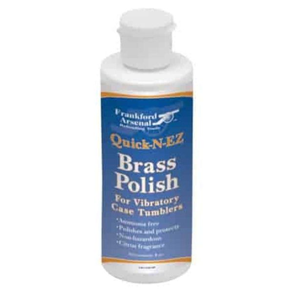 Frankford Arsenal 4 oz. Bottle of Ammonia-Free Quick-N-EZ Brass Polish for Tumbler and Reloading