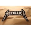 Metallica Back Patch Custom Embroidered Shimmery Metallic Logo