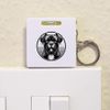 Azeeda 'Cane Corso' Keyring Tape Measure/Spirit Level Tool (KM00038602)