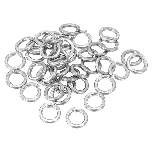 PATIKIL 30pcs M6 Split Lock Washers 6mm ID 9.5mm OD 304 Stainless Steel Spring Lock Washers for Elastic Gasket Screw Bolts Silver Tone