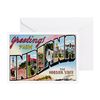 CafePress Indiana Postcard Folded Greeting Card Matte