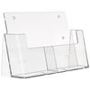 taymar 2CA6 A6 2 Compartment Brochure Stand Transparent