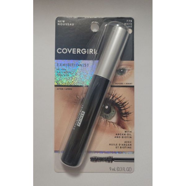 Covergirl Exhibitionist Eyelash Primer Off White (775) Argan Oil Biotin 0.3 Oz N