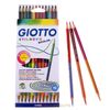 GIOTTO DOUBLE ENDED COLOURING PENCILS HEXAGONAL STILNOVO BICOLOR