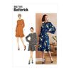 Butterick Paper Pattern-B6705E5-MISSES-DRESS, White